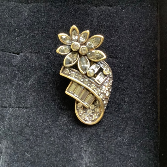 Heidi Daus Rare Earrings Anything Bling Grey/Clear Crystals from Saks 5th - Picture 9 of 14